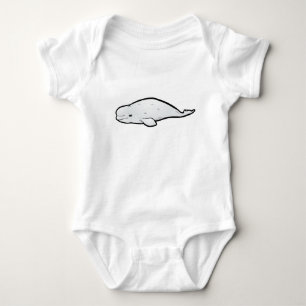 Beluga Whale Baby Bodysuit