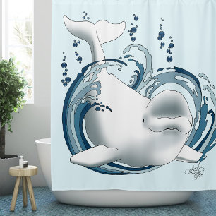 Beluga Whale Blue