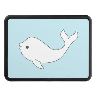 Beluga Whale Hitch Cover