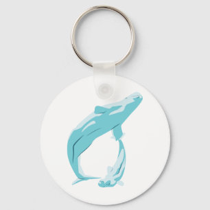 Beluga Whale Keychain