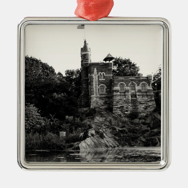 Belvedere Castle in Central Park, NYC Metal Ornament (Front)