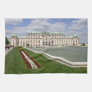 Belvedere Castle, Vienna Austria Kitchen Towel