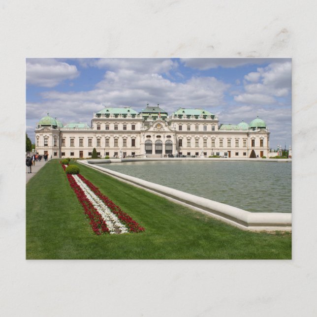 Belvedere Castle, Vienna Austria Postcard (Front)