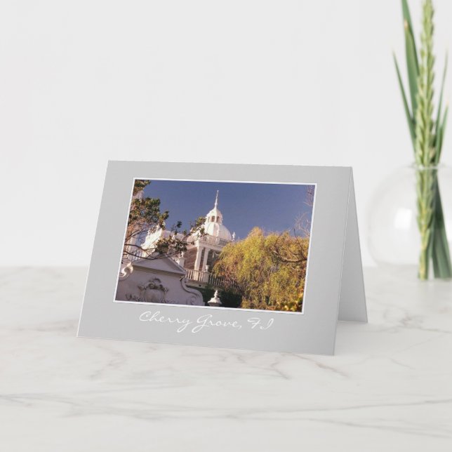 'Belvedere Guest House Tower' Blank Card (Front)