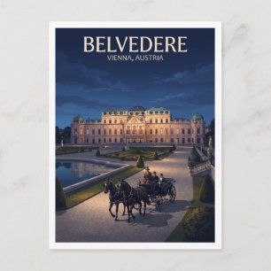 Belvedere Palace Vienna Austria Travel Gift Postcard