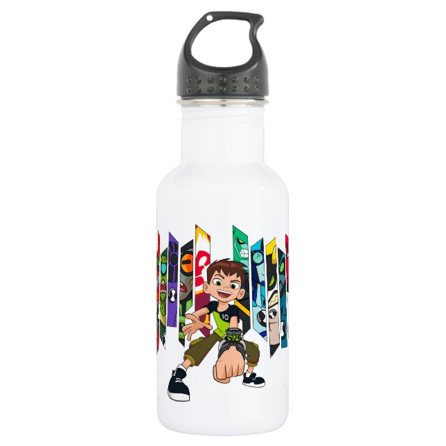 Ben 10 Alien Collection Graphic 532 Ml Water Bottle (Front)