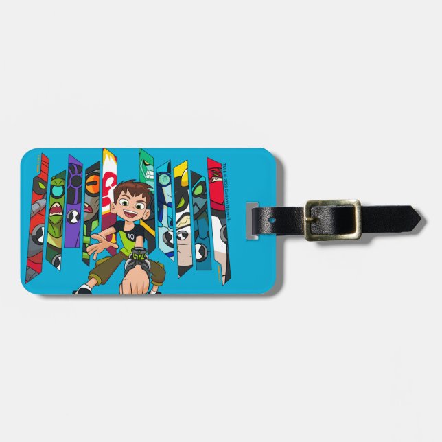 Ben 10 Alien Collection Graphic Luggage Tag (Front Horizontal)