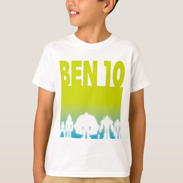 Ben 10 Alien Line-up Logo T-Shirt (Front)