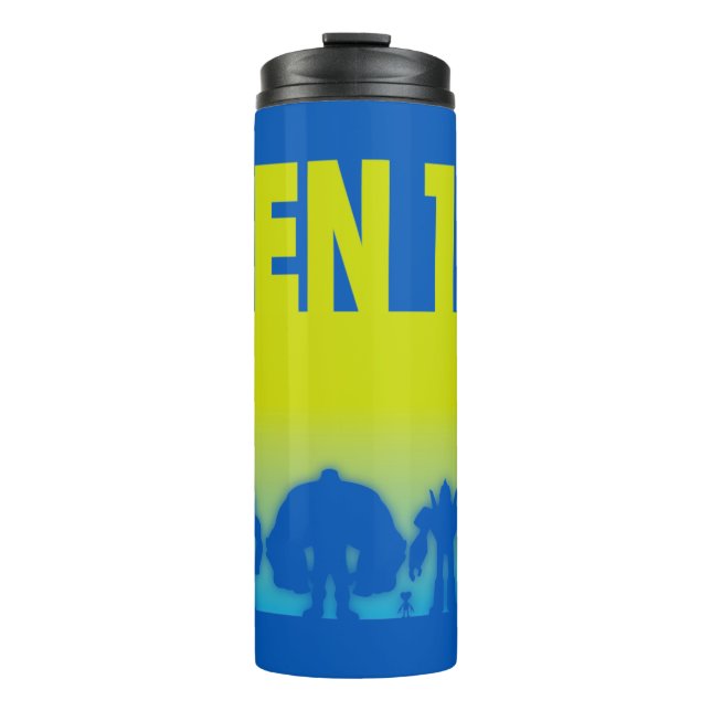 Ben 10 Alien Line-up Logo Thermal Tumbler (Front)