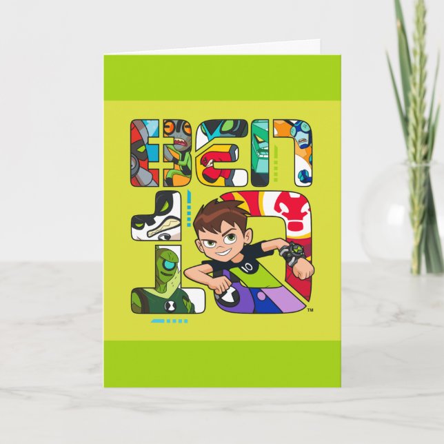 Ben 10 Alien Logo Card (Front)