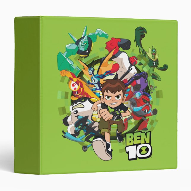 Ben 10 Alien Rush Graphic Binder (Front/Spine)