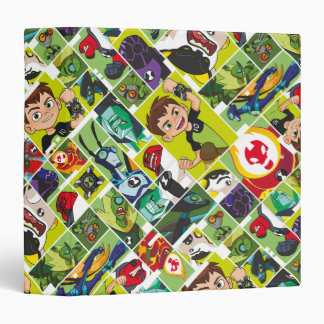 Ben 10 Alien Tile Pattern Binder