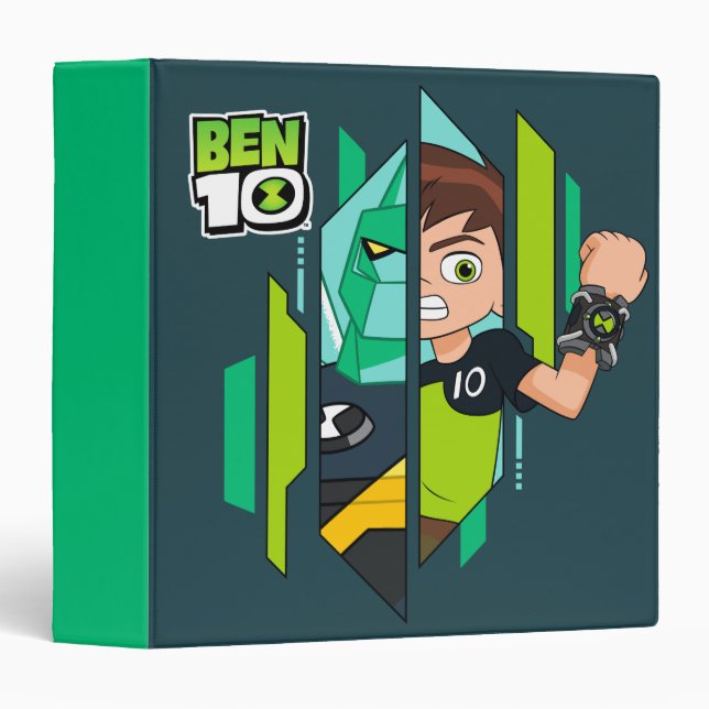 Ben 10 Diamondhead DNA Transformation Binder (Front/Spine)