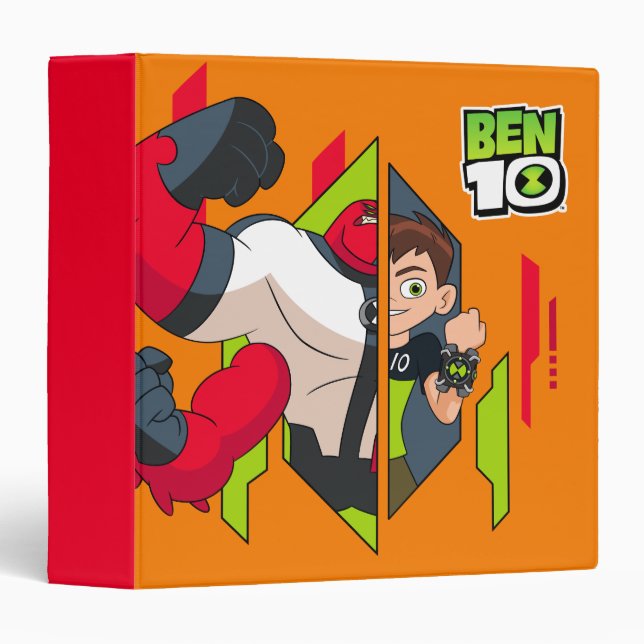 Ben 10 Four Arms DNA Transformation Binder (Front/Spine)