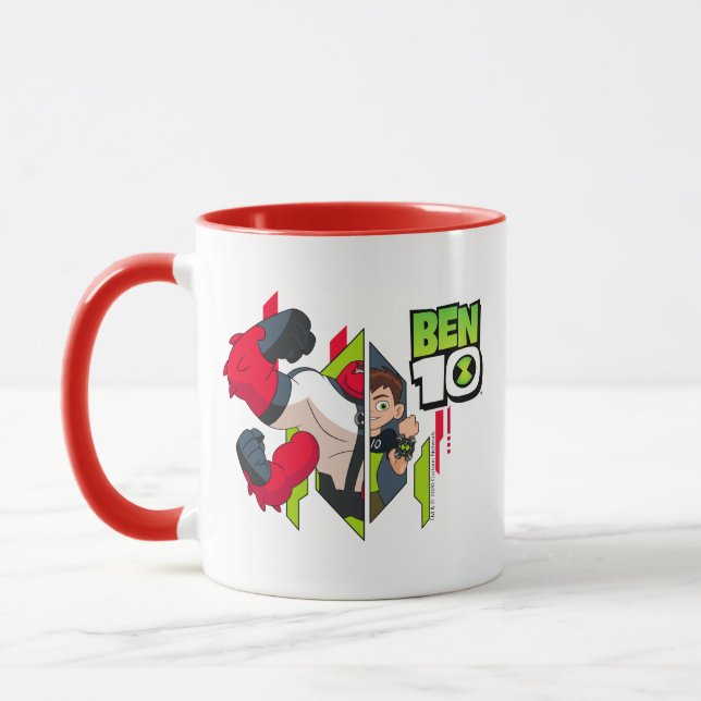 Ben 10 Four Arms DNA Transformation Mug (Left)