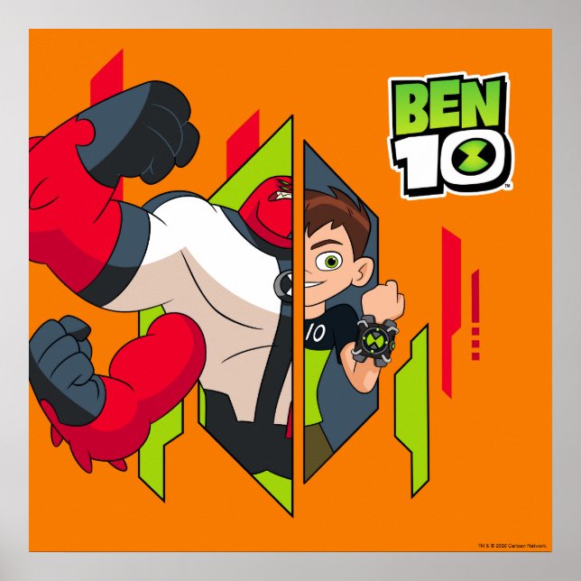 Ben 10 Four Arms DNA Transformation Poster (Front)