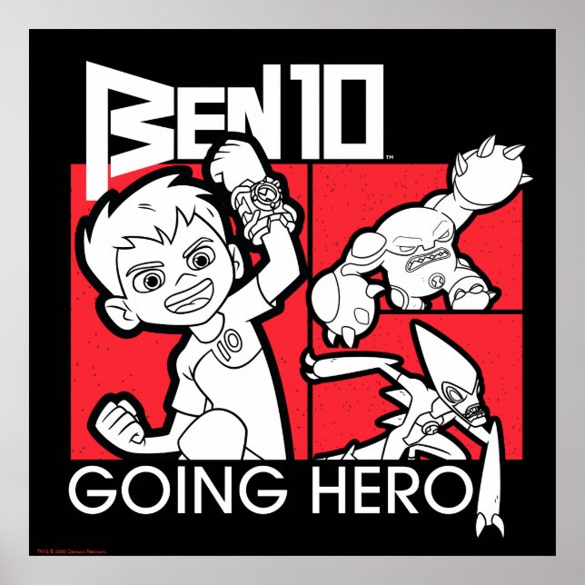 Ben 10 Going Hero Poster (Front)