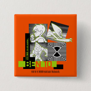 Ben 10 - It's Time To Go Alien 2 Inch Square Button