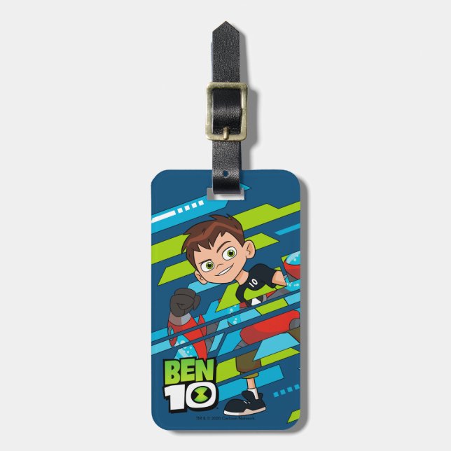 Ben 10 Overflow DNA Transformation Luggage Tag (Front Vertical)