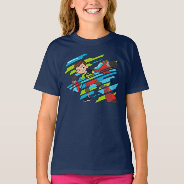 Ben 10 Overflow DNA Transformation T-Shirt (Front)