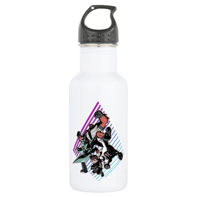 Ben 10 Retro Alien Group Graphic 532 Ml Water Bottle (Front)