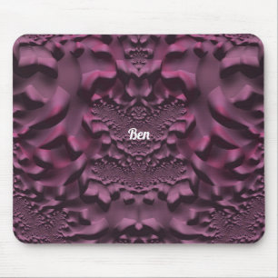 BEN ~ 3D Pink and Purple  Mouse Pad