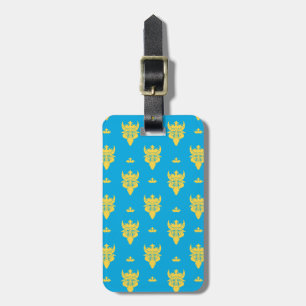 Ben Beast Head Pattern Luggage Tag
