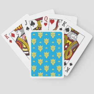 Ben Beast Head Pattern Playing Cards