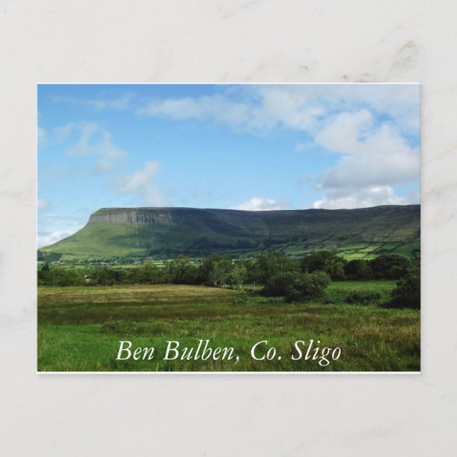 Ben Bulben, Co Sligo Ireland Postcard (Front)