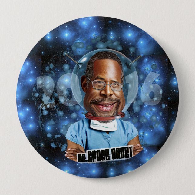 Ben Carson 2016 4 Inch Round Button (Front)