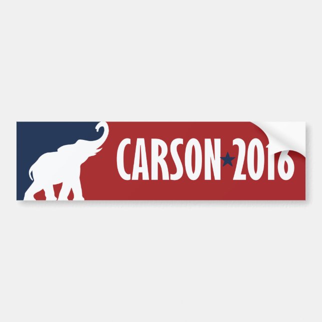 Ben Carson 2016 GOP Candidate Bumper -.png Sticker (Front)