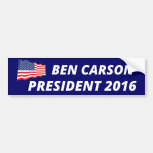 Ben Carson For President Bumper Sticker
