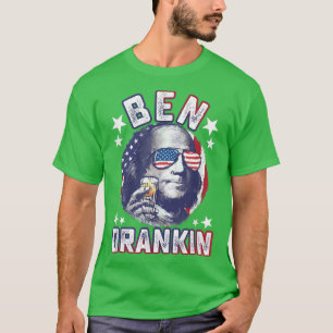 Ben Drankin 4th of July Benjamin Franklin Men Wome T-Shirt
