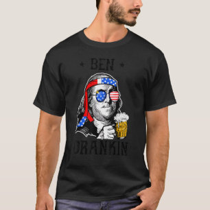 Ben Drankin  4th Of July Benjamin Franklin Usa Fla T-Shirt