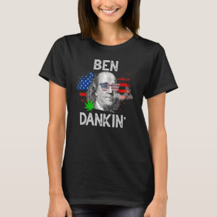Ben Drankin  4th Of July Benjamin Franklin Usa Fla T-Shirt