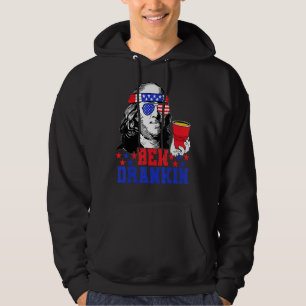 Ben Drankin Beer 4th Of July Independence Day Usa  Hoodie