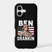 Ben Drankin Beer 4th of July Vintage Flag Funny