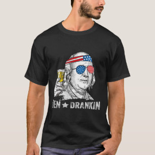 Ben Drankin - Benjamin Franklin Drinking Beer - 4t T-Shirt