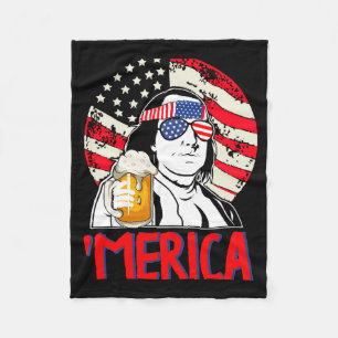 Ben Drankin Let's celebrate the joy of the 4th of Fleece Blanket
