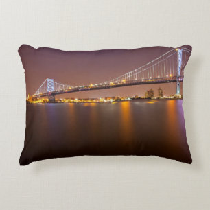 Ben Franklin Bridge Accent Pillow