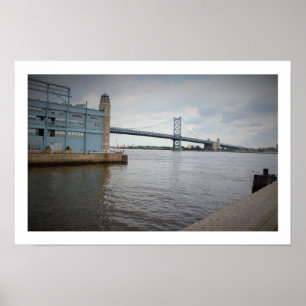 Ben Franklin Bridge Philadelphia Poster