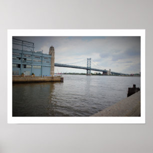 Ben Franklin Bridge Philadelphia Poster