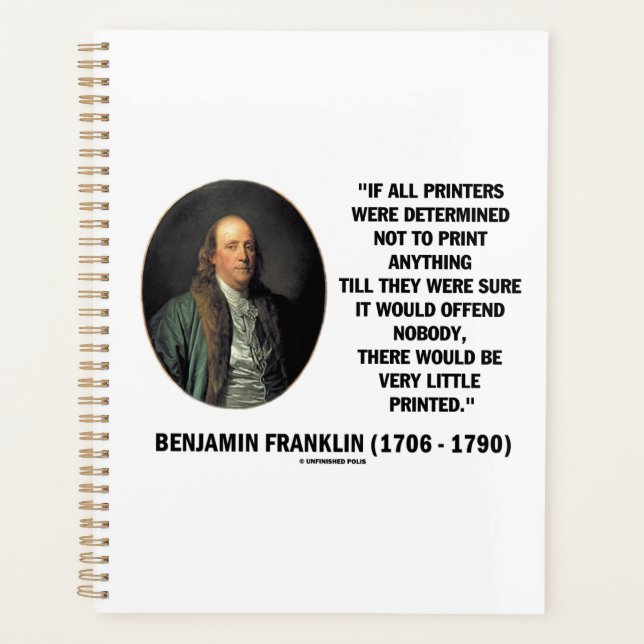 Ben Franklin Imprimantes Pour Ne Pas Imprimer Cita (Devant)
