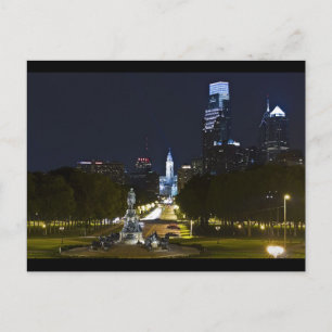 Ben Franklin Parkway Postcard
