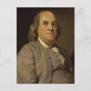 Ben Franklin Portrait Postcard
