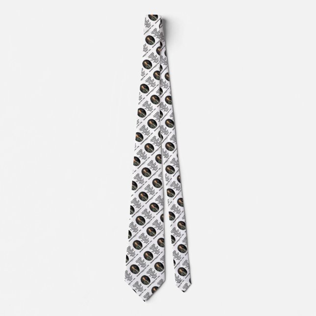 Ben Franklin Printers Not To Print Printed Quote Tie (Front)