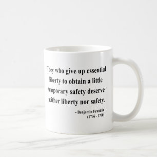 Ben Franklin Quote 1a Coffee Mug