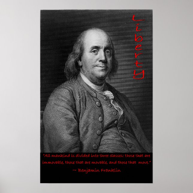 Ben Franklin - Those that move Poster (Front)