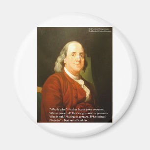 Ben Franklin (What Is Wise) Quote Gifts & Cards Magnet