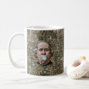 Ben Franklin with bubble gum Coffee Mug